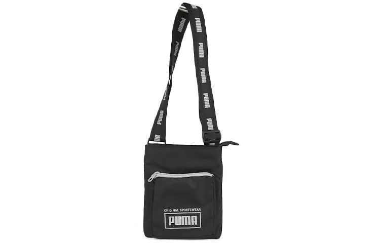 PUMA Fabric Shoulder Bag, Crossbody Bag Regular Unisex Black