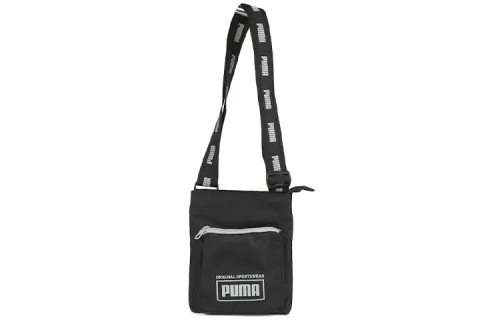 PUMA Fabric Shoulder Bag, Crossbody Bag Regular Unisex Black