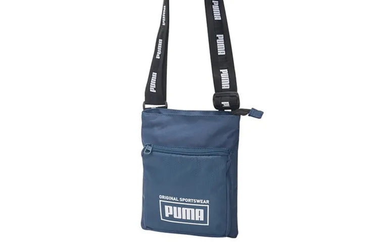 PUMA Fabric Shoulder Bag Regular Unisex Dark Denim Blue