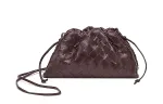 Bottega Veneta Sheepskin Handbag Women's Grape Purple