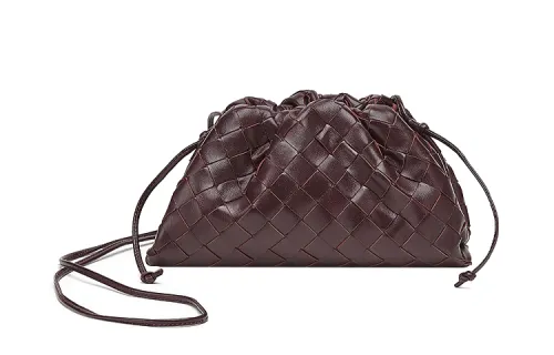 Bottega Veneta Sheepskin Handbag Women's Grape Purple