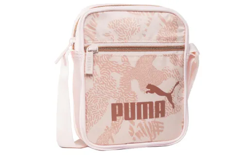 PUMA Fabric Shoulder Bag, Crossbody Bag Regular Women's Pink White