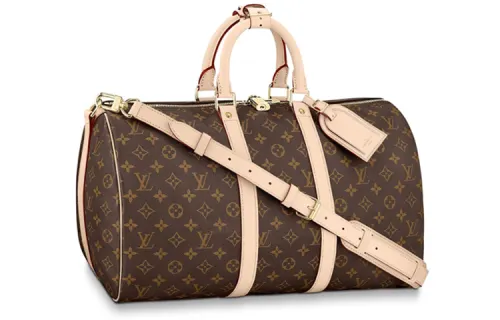 LOUIS VUITTON Keepall Bandouliere Monogram 45 Brown