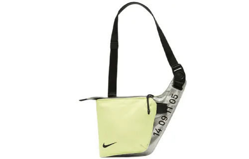 Nike Polyamide Urban Techwear Bag, Sling Bag, Fanny Pack, Shoulder Bag, Crossbody Bag Regular Unisex Neon Yellow