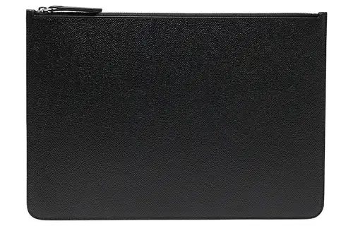 Maison Margiela Cow Leather Clutch Unisex Black