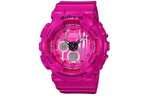 CASIO Women's BABY-G Red Watch BA-120SP-4A