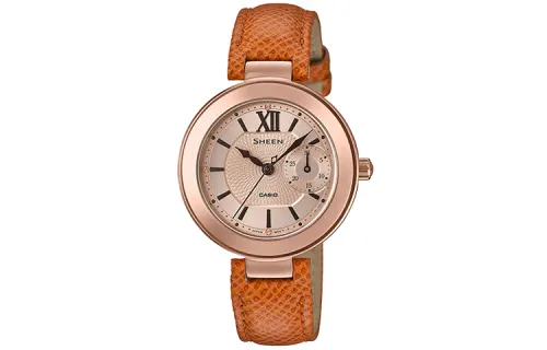 CASIO Women's SHEEN Gold Watch SHE-3051PGL-7A