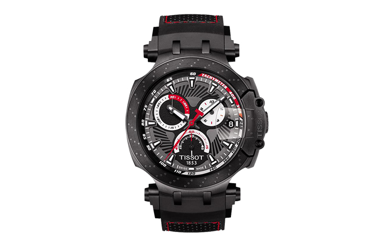 Мужские часы TISSOT 2018MotoGP 47.6mm 4347.6mm (черный) — фото 1