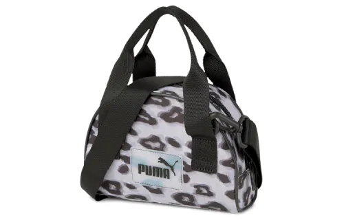 PUMA Polyester Handbag, Shoulder Bag, Crossbody Bag Mini Women's Leopard Print