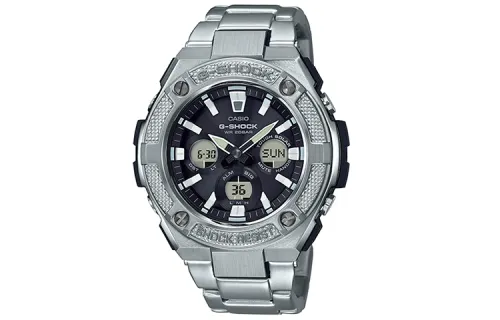 CASIO Men G-STEEL Series Gray Watch GST-S330D-1A