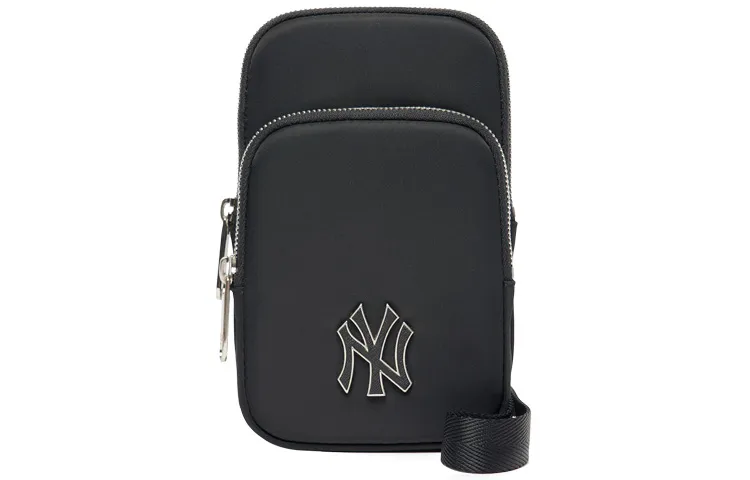 MLB Polyester Crossbody Bag With Cell Phone Pouch Regular Unisex Jelly Black