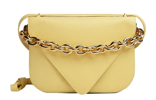 Bottega Veneta Calfskin Shoulder Bag, Crossbody Bag Regular Women's Butter