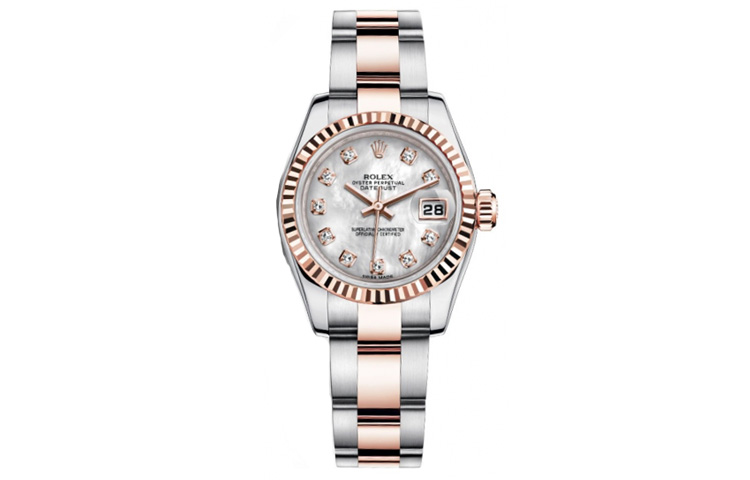 ROLEX Women's Apparel Datejust Collection Automatic Mechanical Movement Women's Watch 26mm White Dial