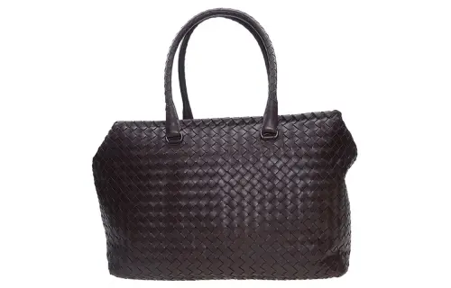 Bottega Veneta Lambskin Handbag Regular Women's Brown