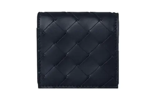 Bottega Veneta Bottega Veneta Luggage Collection Leather Coin Purse Men's Blue