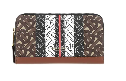 Burberry Leather Wallet Women's Brown