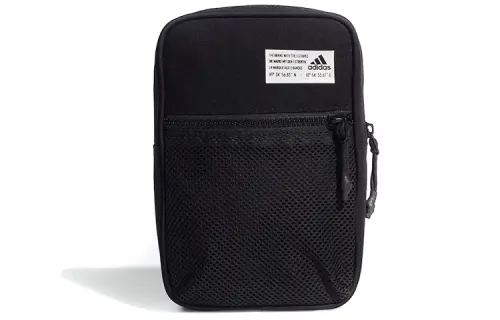 Adidas Recycled Polyester Cell Phone Pouch, Shoulder Bag, Crossbody Bag Mini Unisex Black