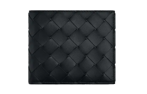 Bottega Veneta Cow Leather Wallet Men's Black