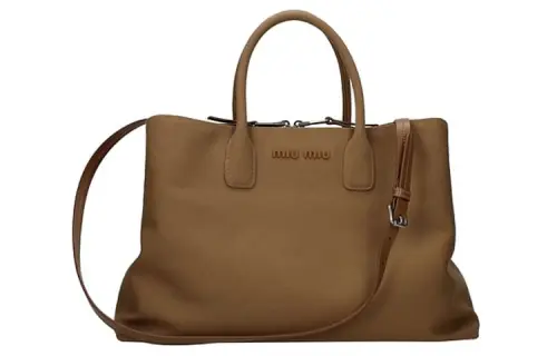 MIU MIU Fabric Shoulder Bag, Crossbody Bag, Handbag Mini Women's Brown