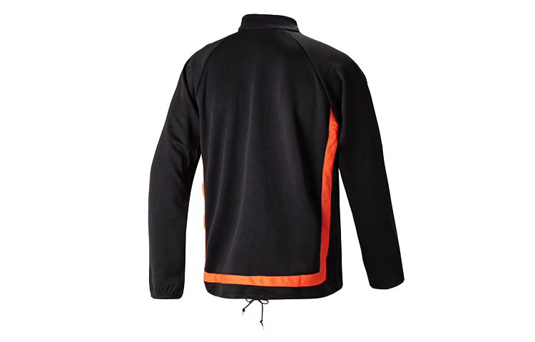 Мужская куртка adidas originals Warmup Tt (черно-оранжевый) — фото 2