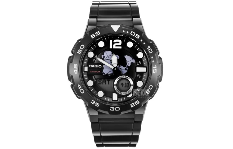 CASIO Men YOUTH Black Watch AEQ-100W-1AVDF