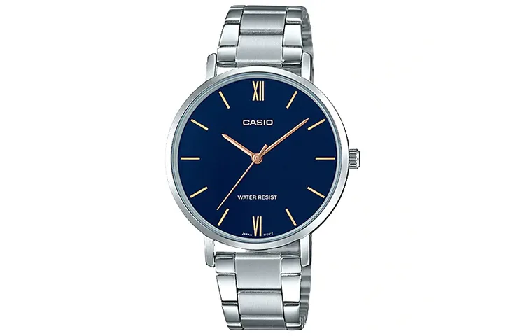 CASIO Women's Standard Series Blue Watch LTP-VT01D-2B