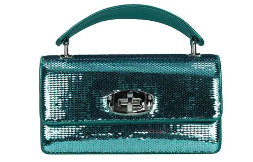 MIU MIU Leather Shoulder Bag, Crossbody Bag, Handbag Women's Blue
