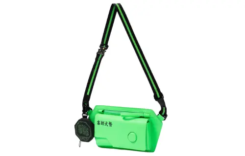 Li Ning Badfive Pu Shoulder Bag, Crossbody Bag Unisex Neon Green