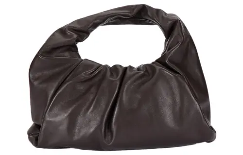 Bottega Veneta Pleated Calfskin Cloud Bag, Handbag Regular Women's Brown