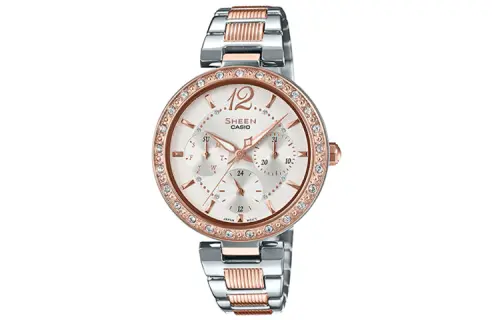 CASIO Women's SHEEN Silver Watch SHE-3065SPG-7A