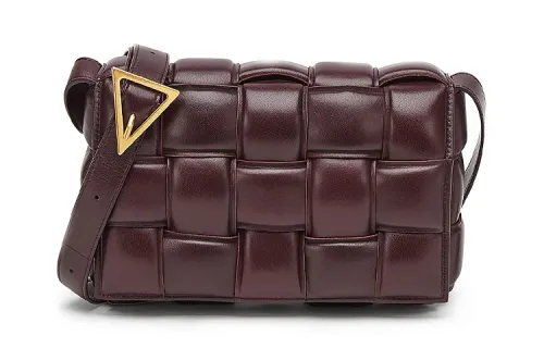 Bottega Veneta CASSETTE Pillow Bag Sheepskin Crossbody Bags Regular Women's Dark Grape