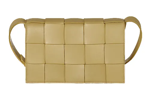 Bottega Veneta CASSETTE Pillow Bag Sheepskin Shoulder Bag, Crossbody Bag Women's Cassava