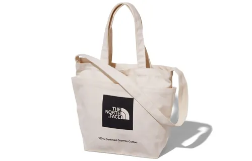 THE NORTH FACE 12L Tote Bag, Shopping Bag, Handbag, Crossbody Bag, Outdoor Bag Cotton White Unisex