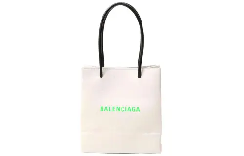 Balenciaga Cow Leather Handbag Women's White