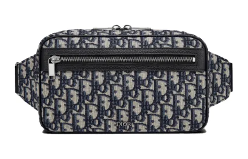 DIOR Cow Leather Shoulder Bag, Crossbody Bag, Fanny Pack Regular Men's Beige/Black