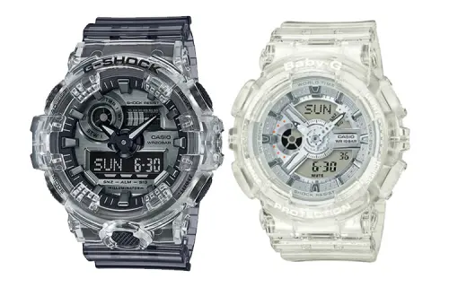 CASIO Unisex Pair Table Series Black Watch
