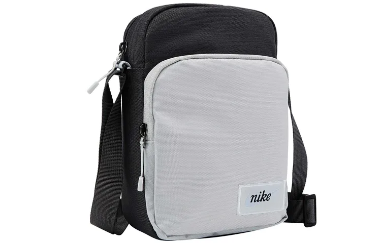 Nike Zoom Heritage Fabric Shoulder Bag, Crossbody Bag Regular Unisex Gray