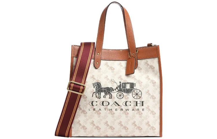 COACH Field Cow Leather Tote Bag, Shopping Bag, Shoulder Bag, Crossbody Bag, Handbag Large Women's