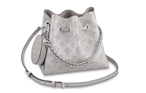 LOUIS VUITTON Bella Engraved Cow Leather Moonlight Goddess Bucket Bag, Shoulder Bag, Crossbody Bag, Handbag Women's
