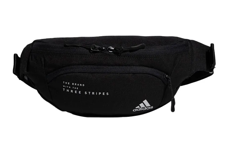 Adidas Polyester Shoulder Bag, Crossbody Bag, Fanny Pack Regular Unisex Black
