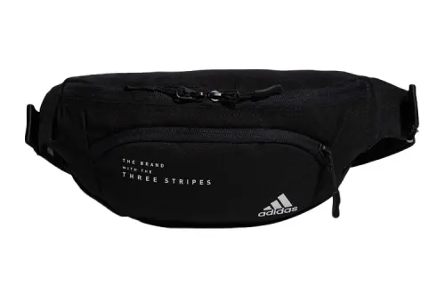 Adidas Polyester Shoulder Bag, Crossbody Bag, Fanny Pack Regular Unisex Black