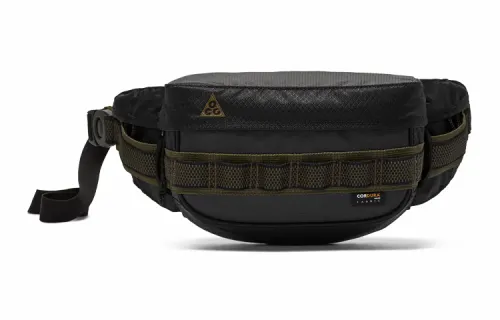 Nike Polyester With Nylon Sling Bag One Shoulder Crossbody Fanny Pack Regular Unisex Black