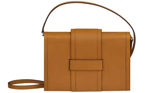HERMES H Passant Handbag Evercolor Cow Leather Shoulder Bag, Crossbody Bag Women's Caramel