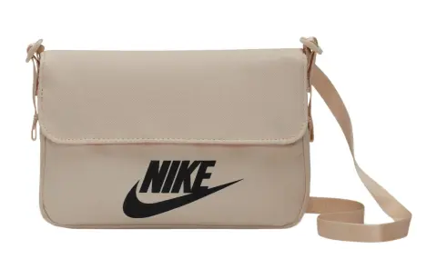 Nike Fabric Messenger Bag, Shoulder Bag, Crossbody Bag Regular Women's Khaki
