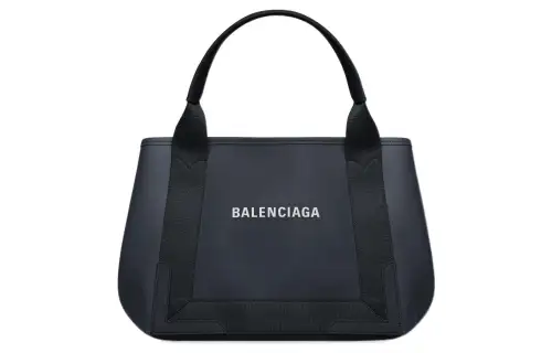 Balenciaga Smooth Calfskin Handbag Women's Dark Blue