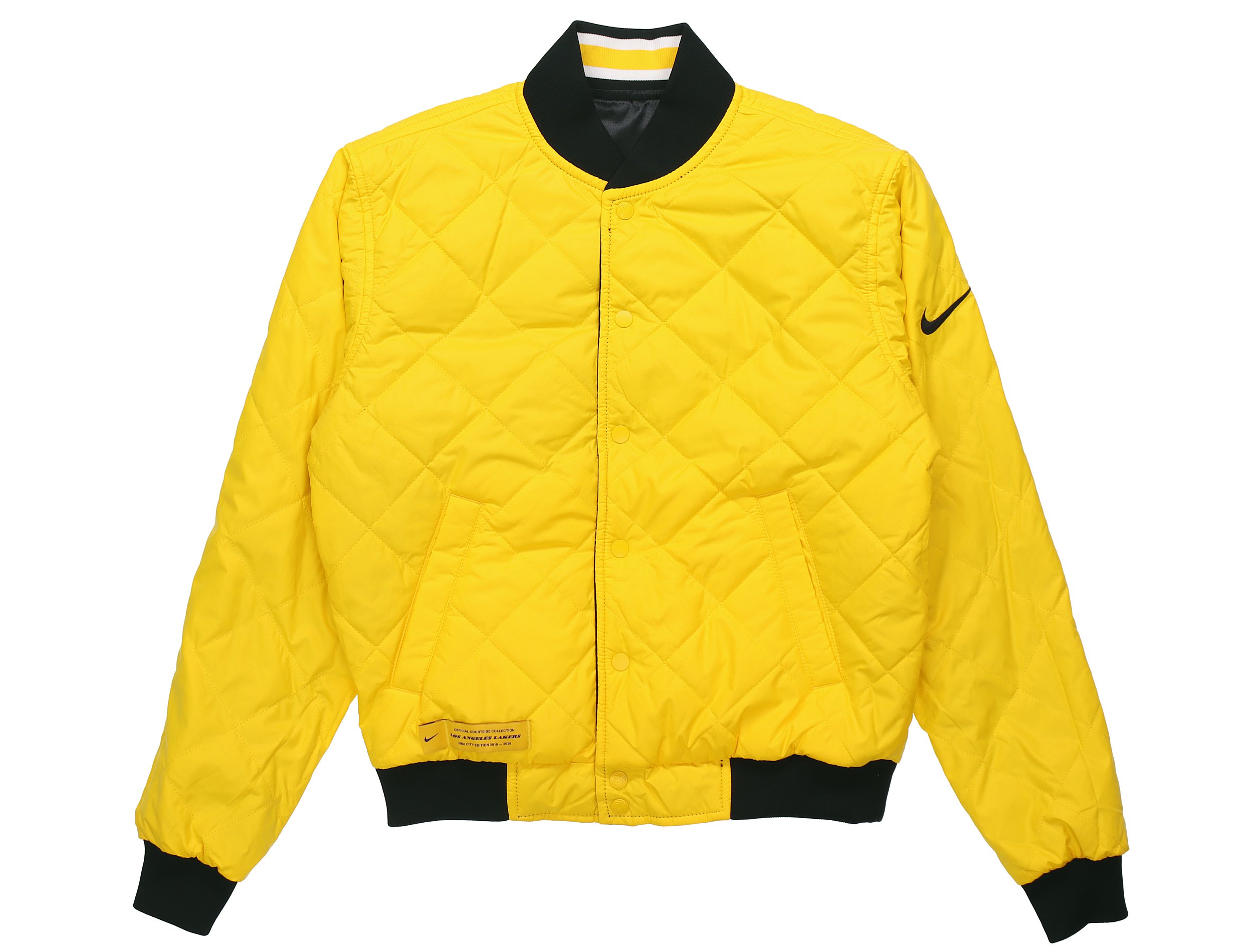 Мужская куртка Nike NBA Los Angeles Lakers City Edition (черная) — фото 3