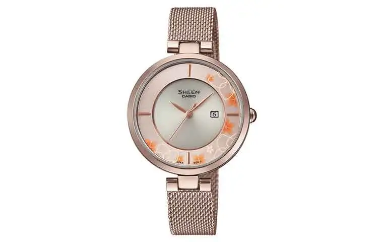 CASIO Women's SHEEN Silver Watch