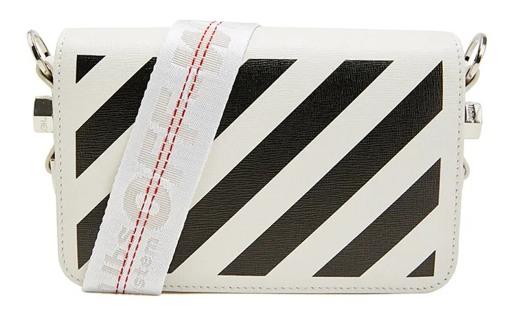 OFF WHITE Diagonal Stripe Crossbody Bag