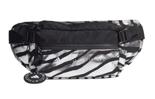 Adidas Polyester Shoulder Bag, Crossbody Bag, Fanny Pack Unisex Black & White