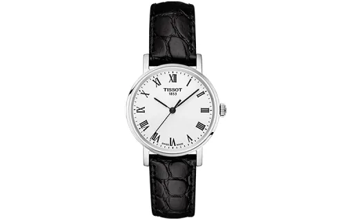 TISSOT Meishi Collection Quartz Movement 30m Waterproof Women's Watch 30mm White Dial Stainless Steel Case